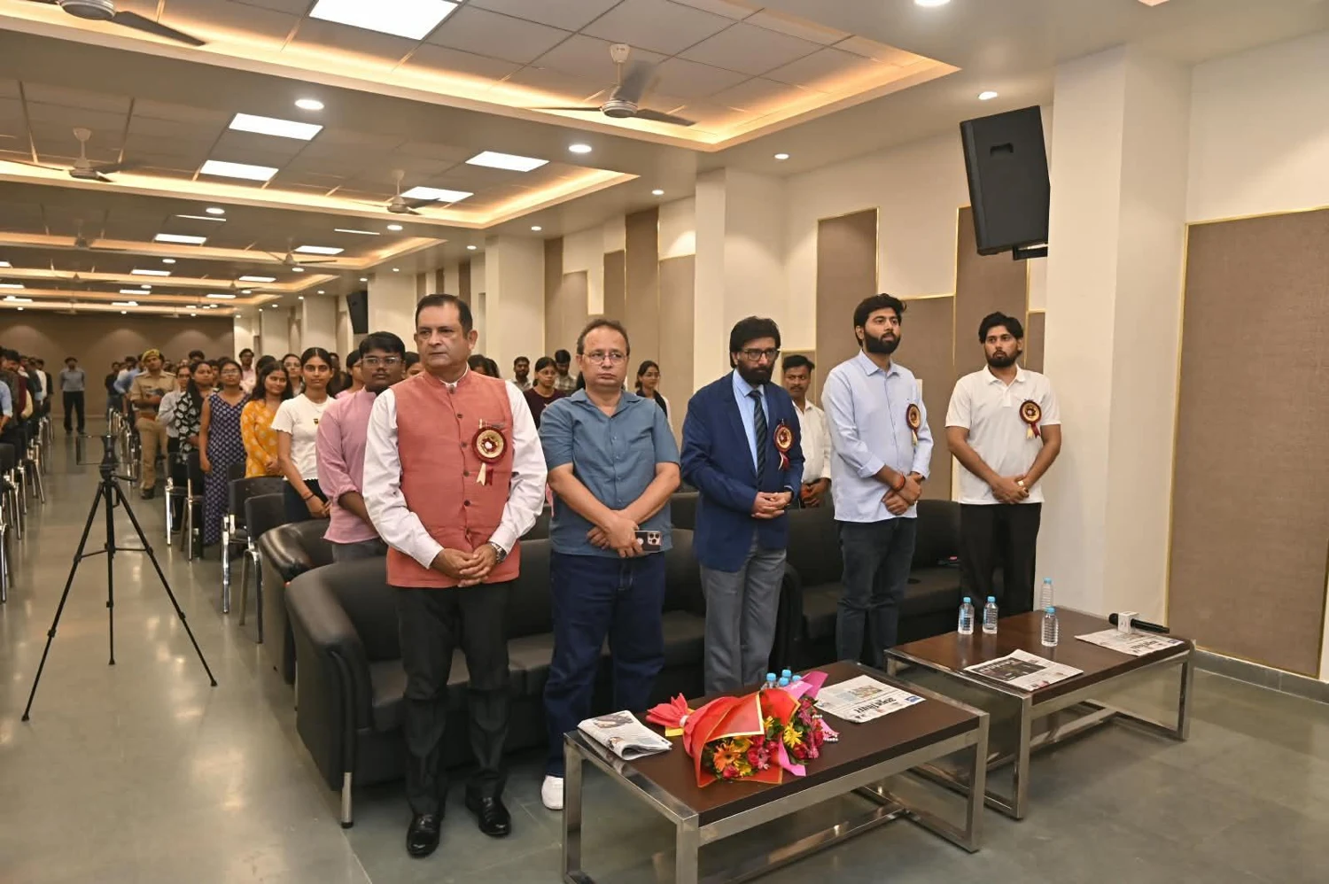 Team and attendees at a VVV Chemicals event
